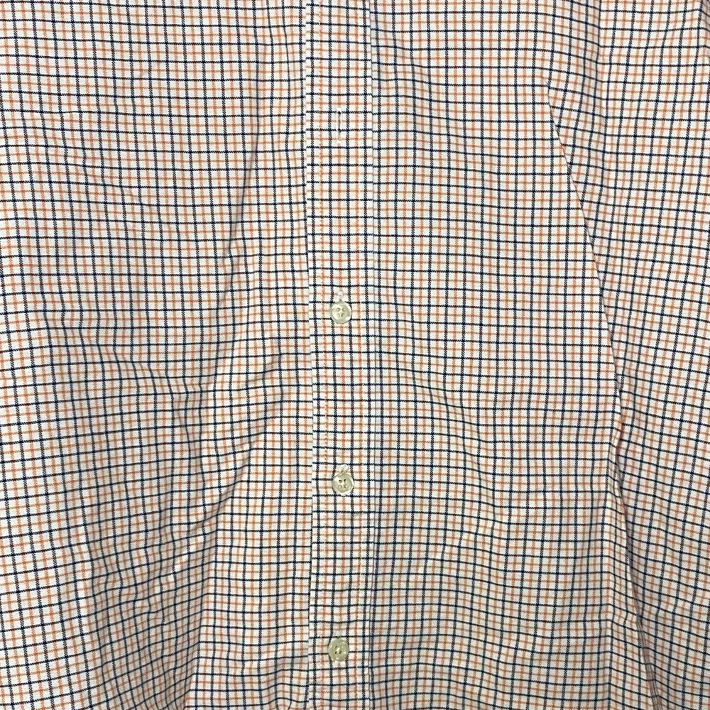 Polo by Ralph Lauren Men's Blue Orange Stripped Shirt Size 18-20 XL preppy